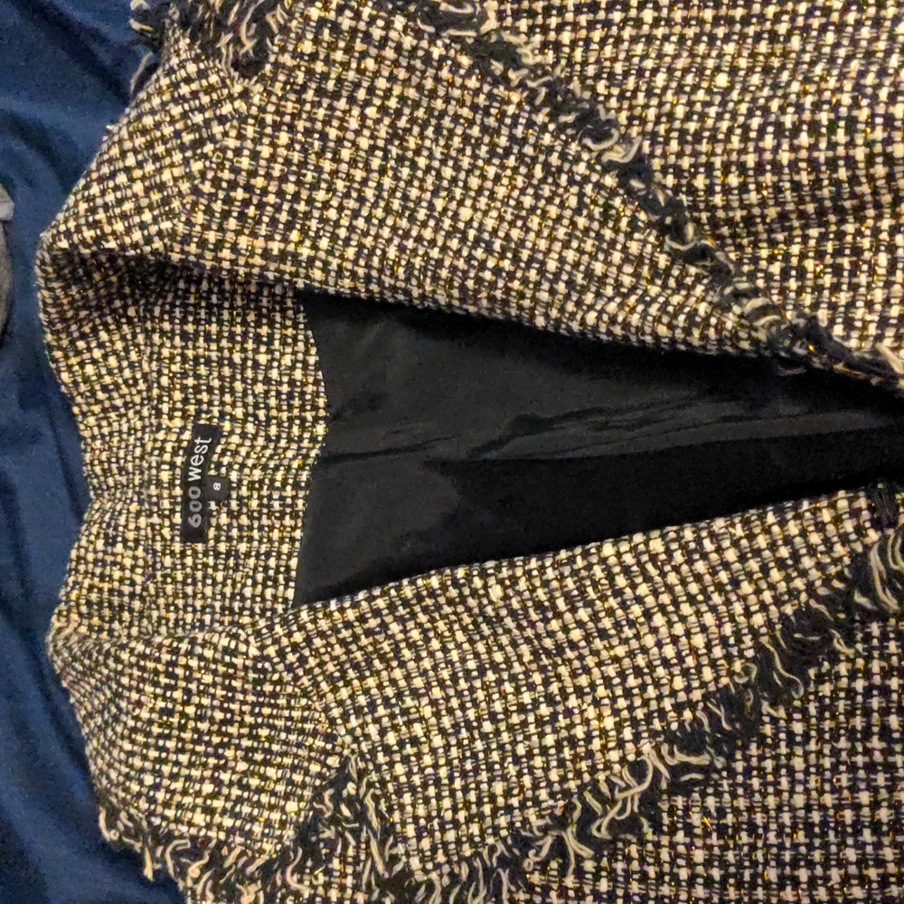 600 West multi colored blazer